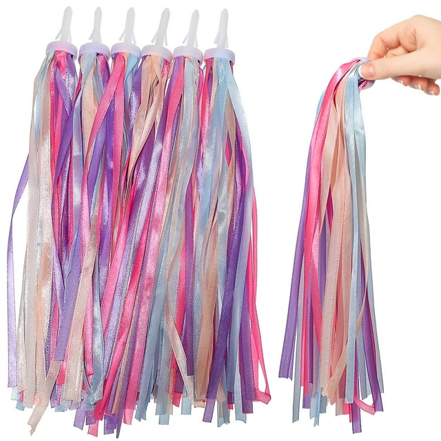 SEXAGESIMO 3 Pairs Bike Streamers Bike Tassels Handlebar Streamers Bike
