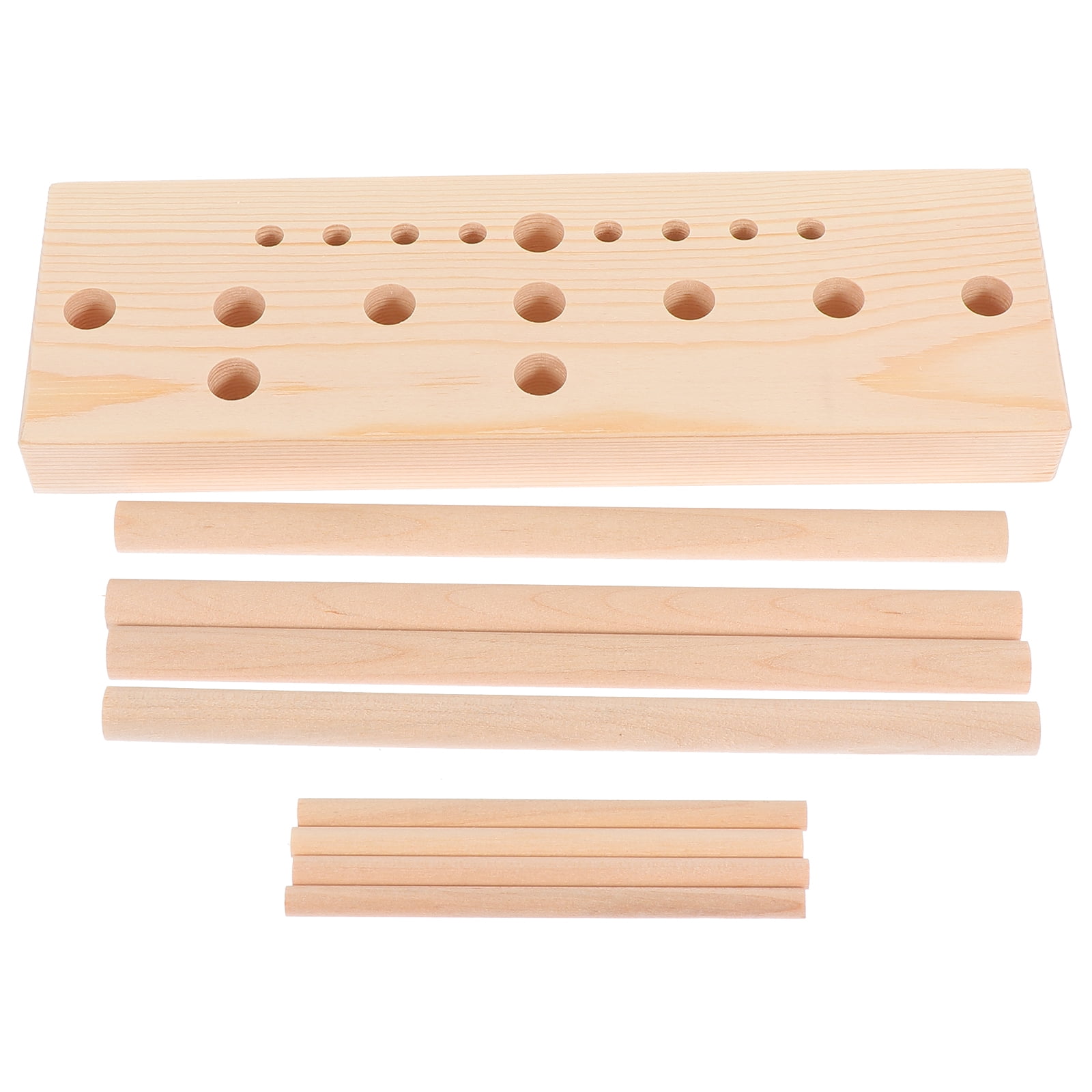 SEXAGESIMO 5in1 Wooden Bow Maker for DIY Ribbon Wreaths & Bows