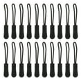 thumbnail image 1 of SEXAGESIMO 50pcs Zipper Pulls for Backpacks Jackets Luggage Purses Clothing Black, 1 of 7