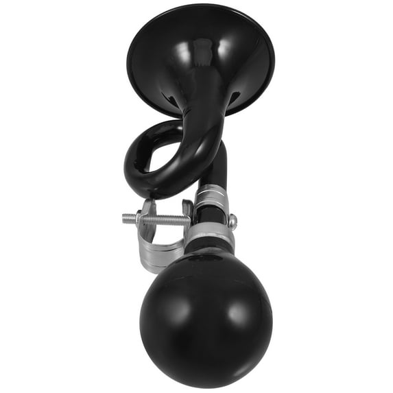 GETAJGHSD Lightweight Black Metal Bike Horn Manual Squeeze Bell for Road and Urban Cycling