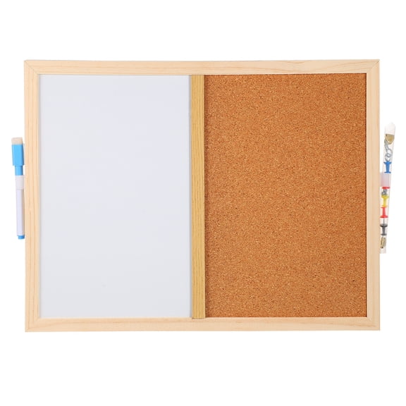 GETAJGHSD Cork Display Board White 1Set 15.7X11.8X0.5In