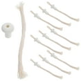 SEXAGESIMO Oil Lamp Wicks & Holders Kit 10 Sets