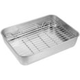 SEXAGESIMO Stainless Steel Baking Sheet with Nonstick Rack for BBQ