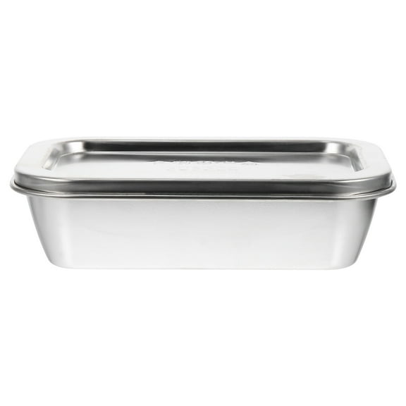 GETAJGHSD 1Pc Kitchen Butter Box Stainless Steel Covered Container for Storage