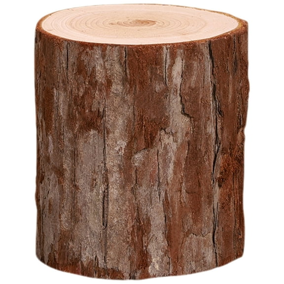 GETAJGHSD Multi Colored Wood Stump Candle Holder for Home Use Durable Tealight Holder Decorative Ornament 2.5 Inches