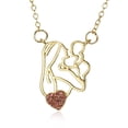 thumbnail image 1 of SEXY SPARKLES Mother Daughter Pendant Necklace Love Heart Necklace for Women Gift for Mom, 1 of 3