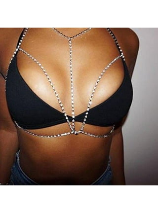 Buy Bodiy Rhinestones Body Chain Bra Bikini Jewelry Bracket Chains