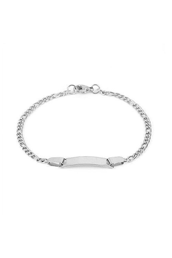 Stainless Steel very thin Bracelet with blank that you can engrave