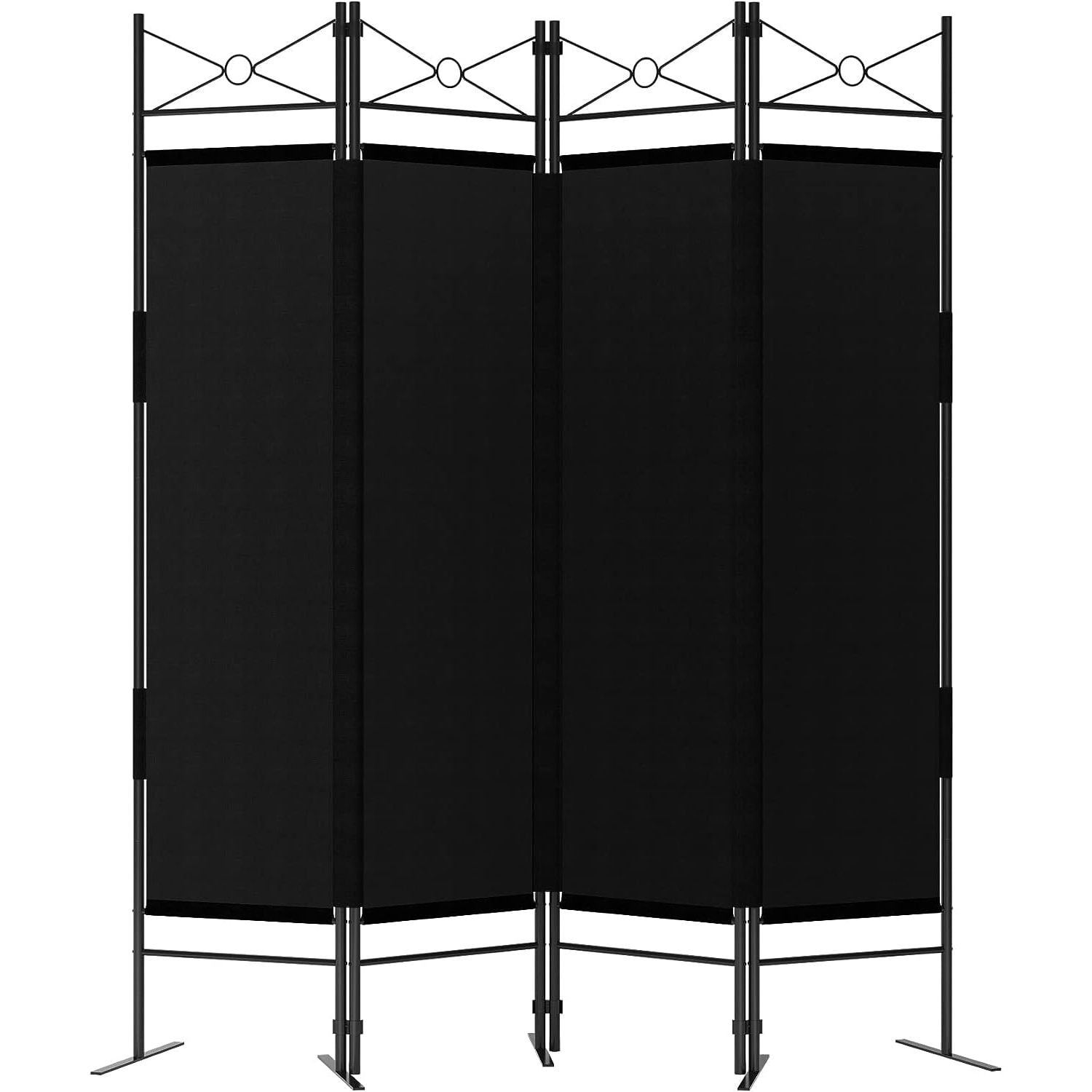 SEYATPOOL 5.9 FT 4 Panel Room Divider, Folding Privacy Screen with
