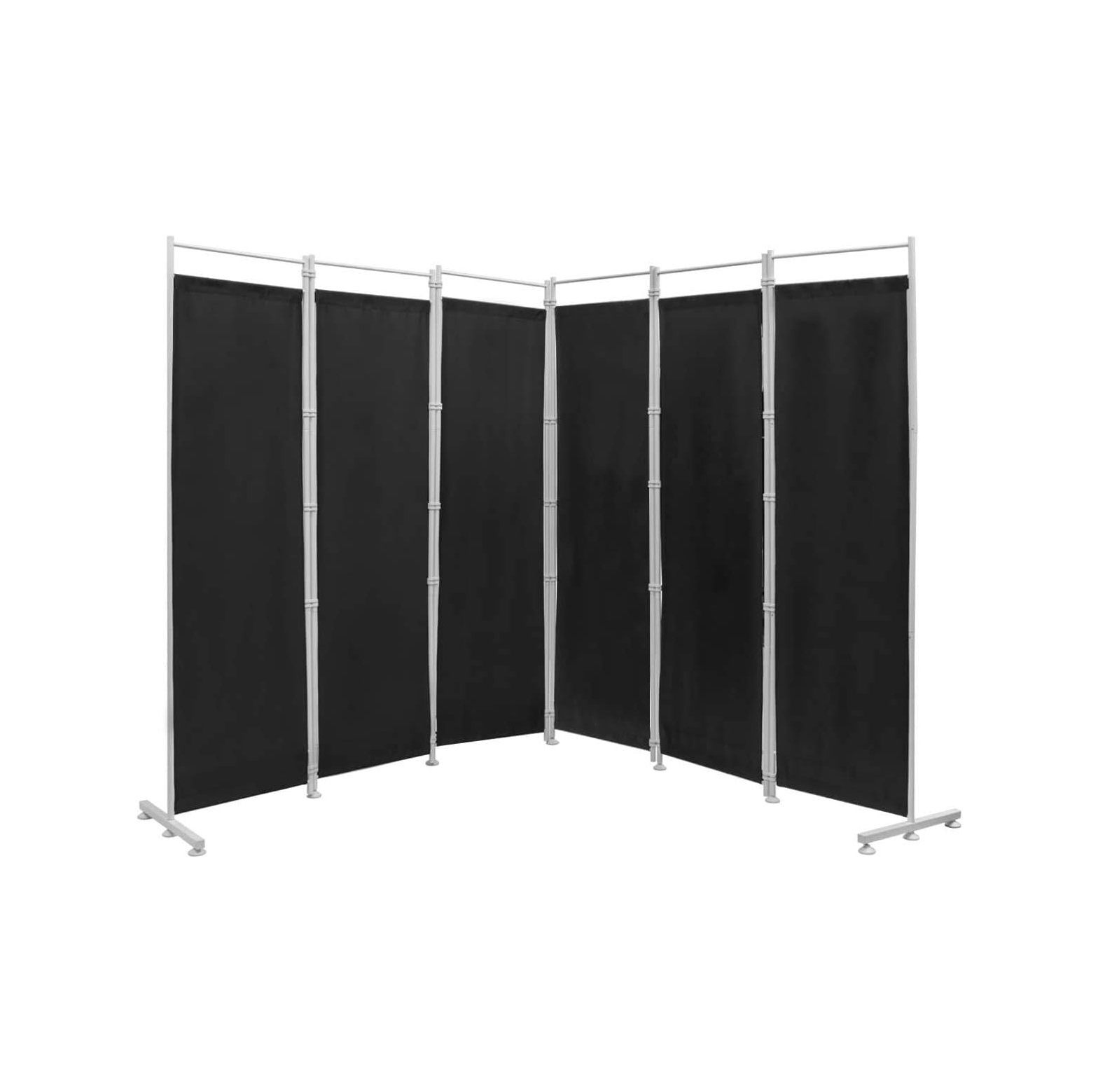 SEYATPOOL 6 Ft Room Divider, 6 Panel Folding Wall Divider, Freestanding