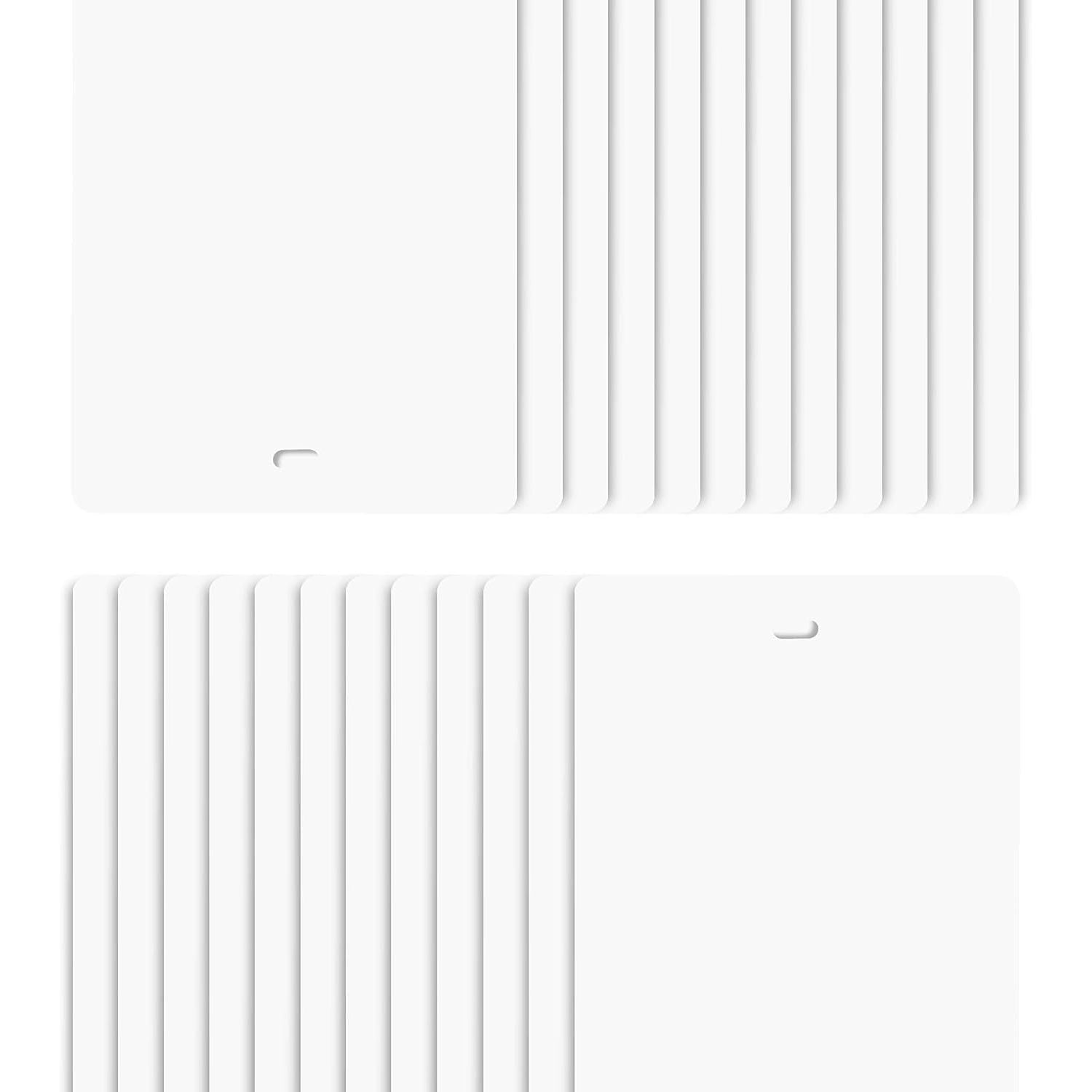 SEYATPOOL 82.5" White Vertical Blinds Replacement Slats Sliding Door Window (24 Pack)