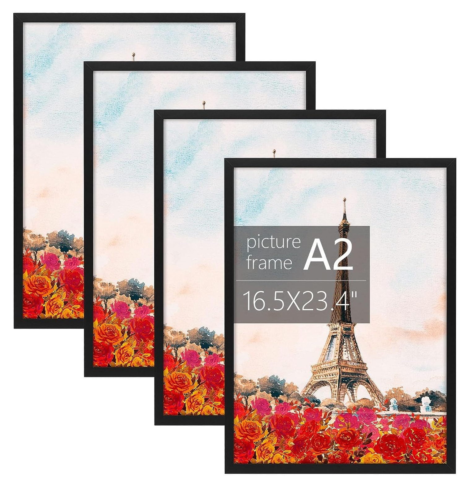 SEYATPOOL, A2 Picture Frame - Made Of Solid Wood And