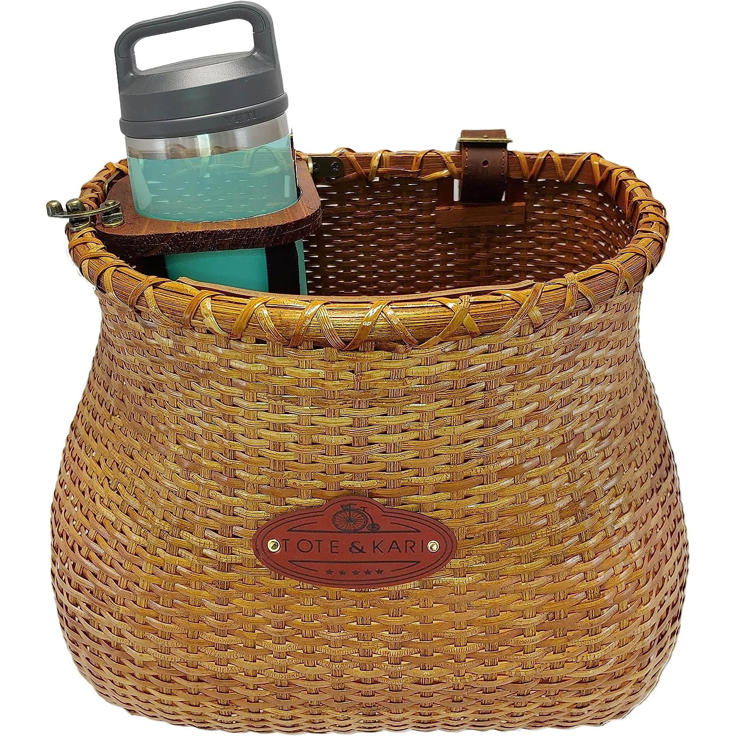 SEYATPOOL Bike Basket for Women Beach Cruiser or Scooter Wicker Baskets