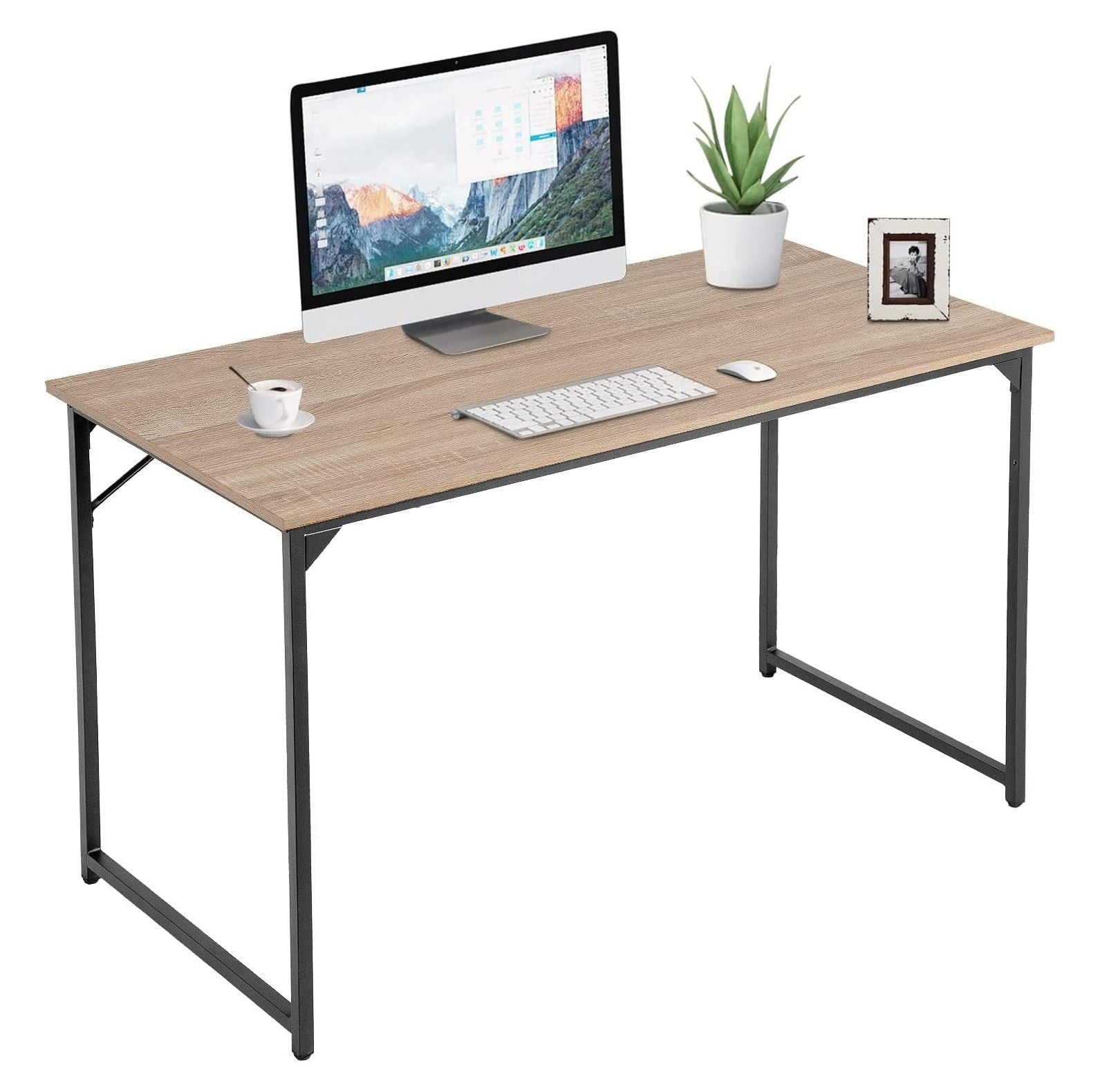 SEYATPOOL Computer Desk 47'', Modern Writing Desk, Simple Study Table