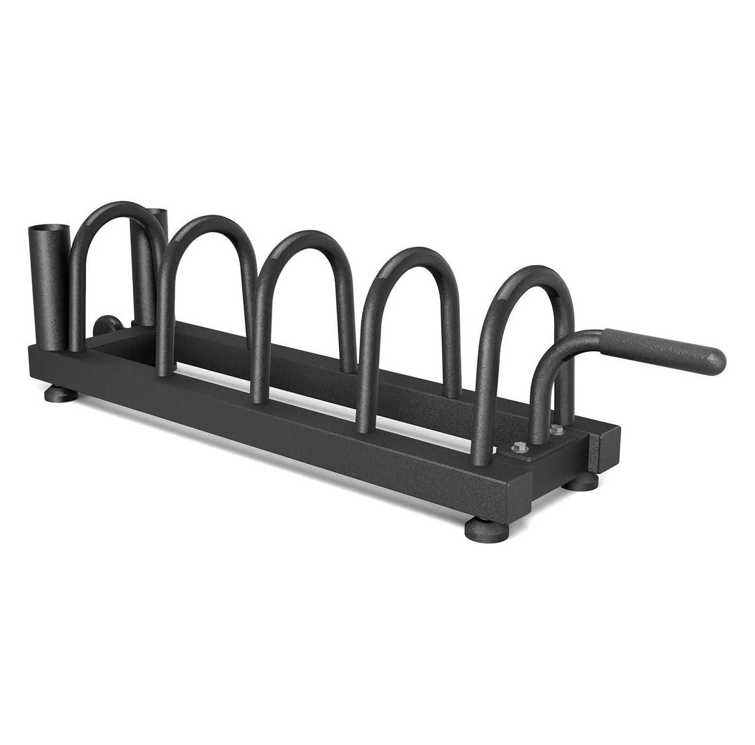 SEYATPOOL Horizontal Weight Plate Rack with Transport Wheels,with