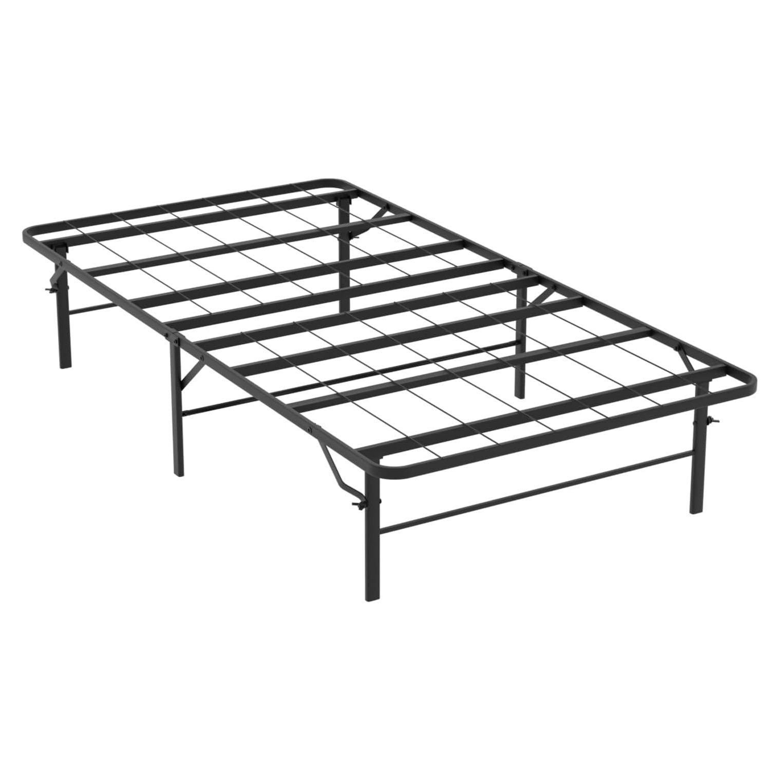 SEYATPOOL Metal Bed Frame Foldable Metal Platform Mattress Foundation