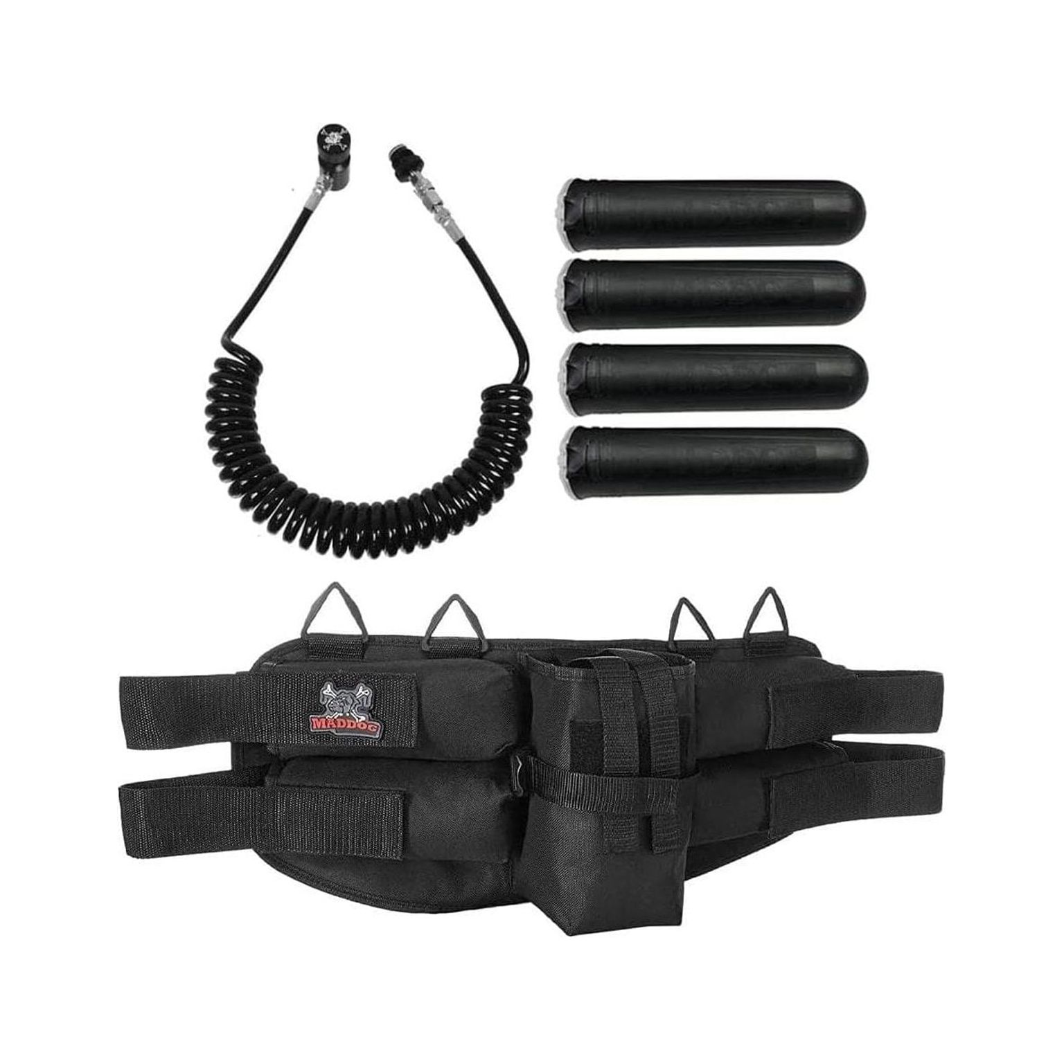 SEYATPOOL Paintball Harness with Pods & Quick Disconnect Paintball Tank
