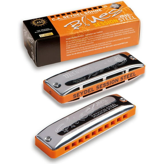 SEYDEL SESSION STEEL Natural Minor Harmonica Bb
