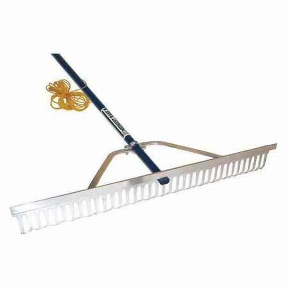 SEYMOUR MIDWEST RAKE 86050 Lake Rake,36",66" Red Handle,50ft Rope