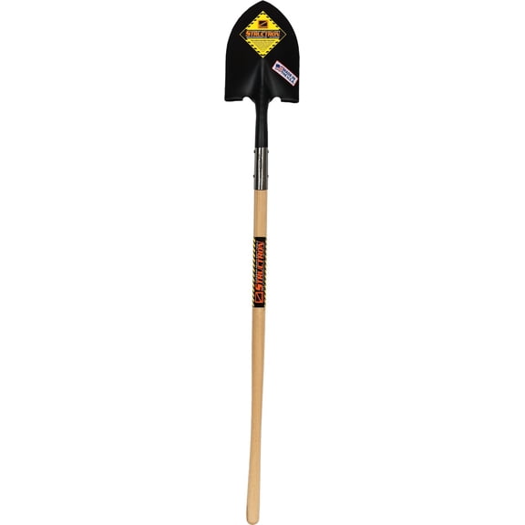 Seymour 49330 8.75" Round Point Shovel With 48" Hardwood Handle