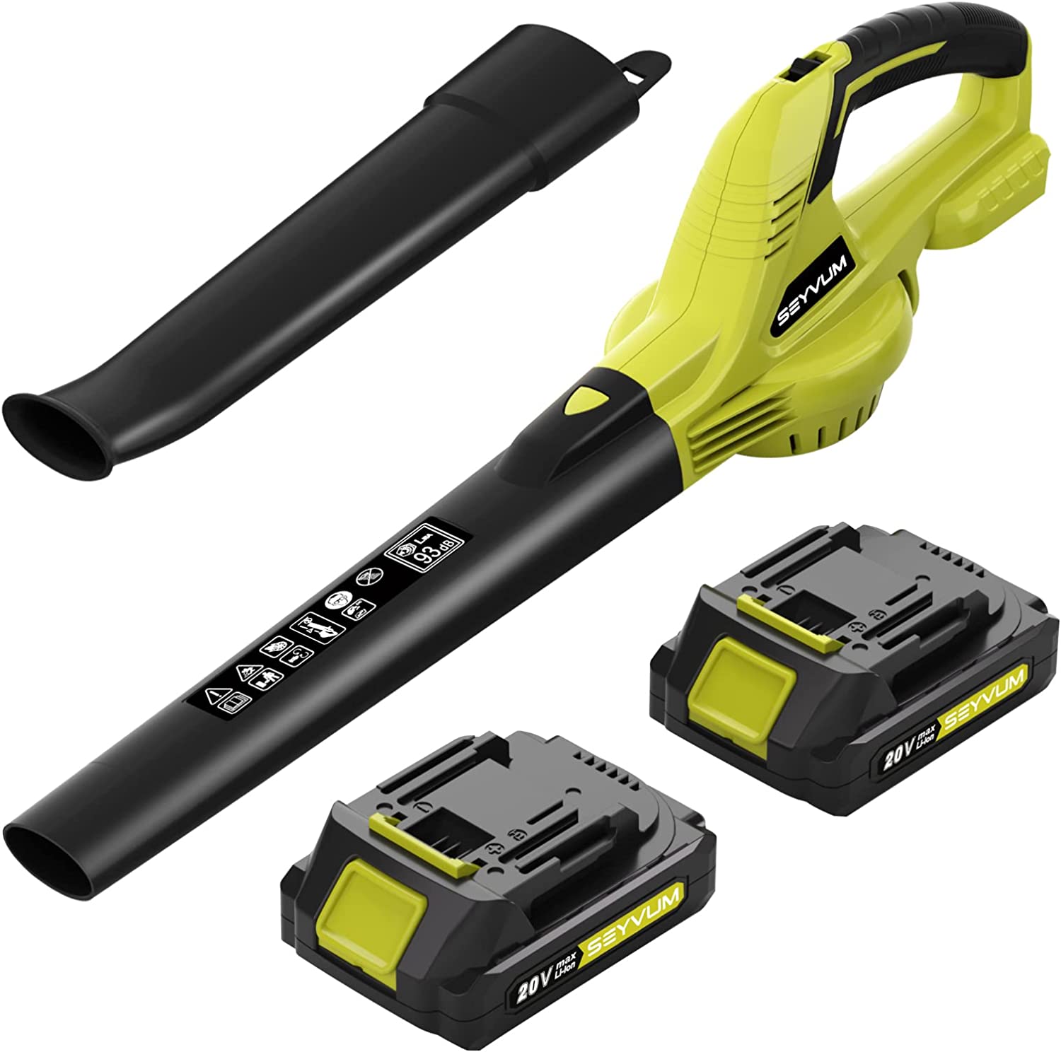 SESSLIFE Backpack Leaf Blower, 52CC 2Cycle Gaspowered Leaf Blower for