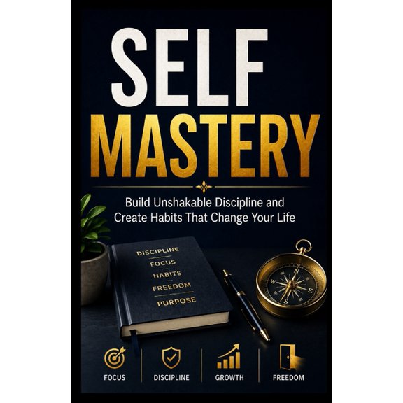 SElF MASTERY: Build Unshakable Discipline and Create Habits That Change Your Life, (Paperback)