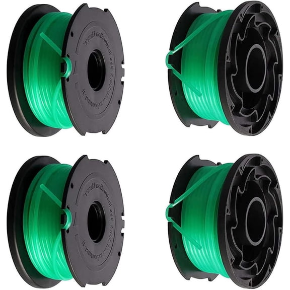SF-080 String Trimmer Spool 4 Pack Replacement for Black and Decker SF-080-BKP GH3000 LST540 GH3000R LST540B, 20ft 0.080 Auto Feed Line