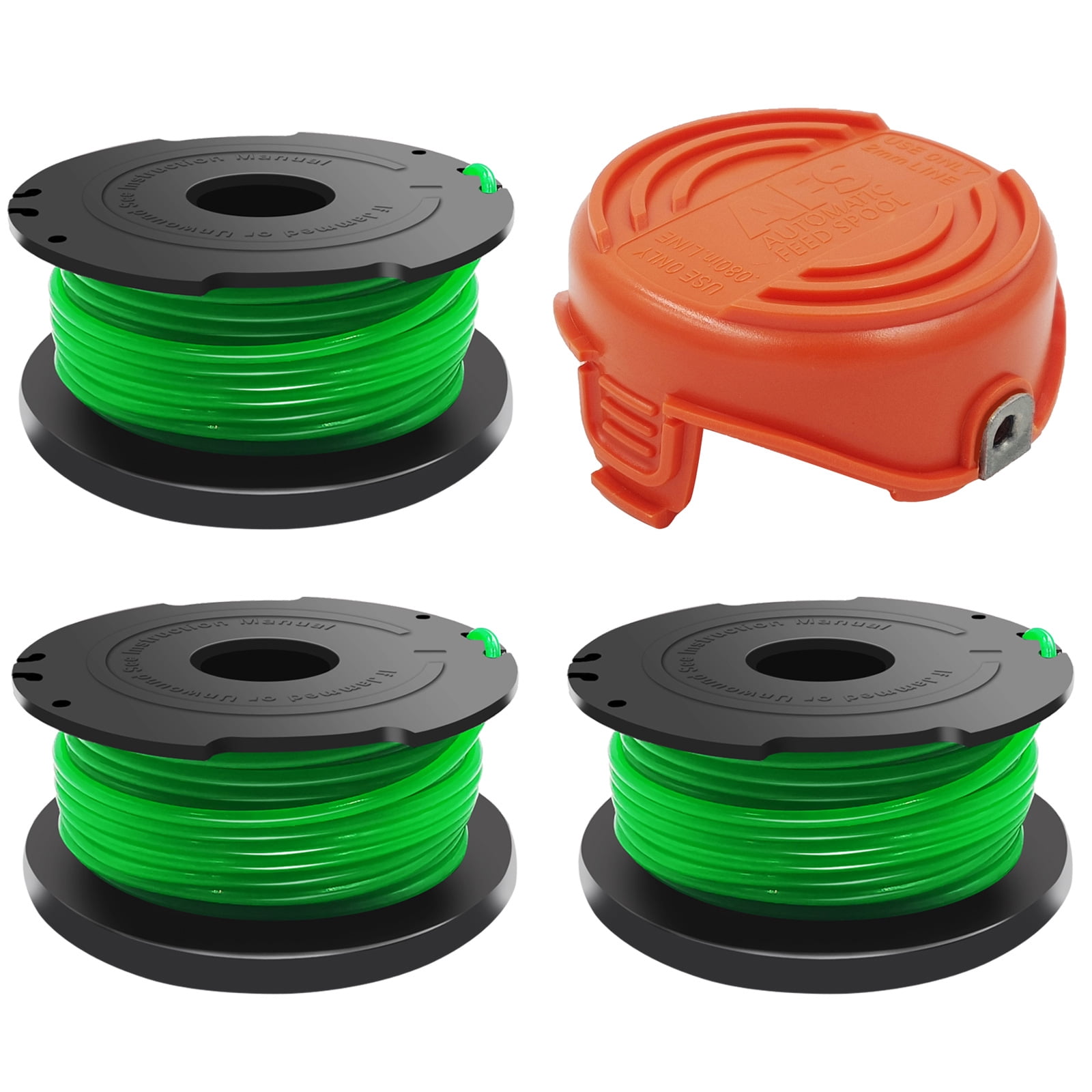 SF-080 String Trimmer Spool for Black and Decker GH3000 GH3000R LST540 ...