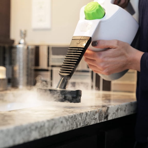 SF-210 Handheld Steam Cleaner with 6 Accessories, Chemical- Deep Cleaning for Home and Auto