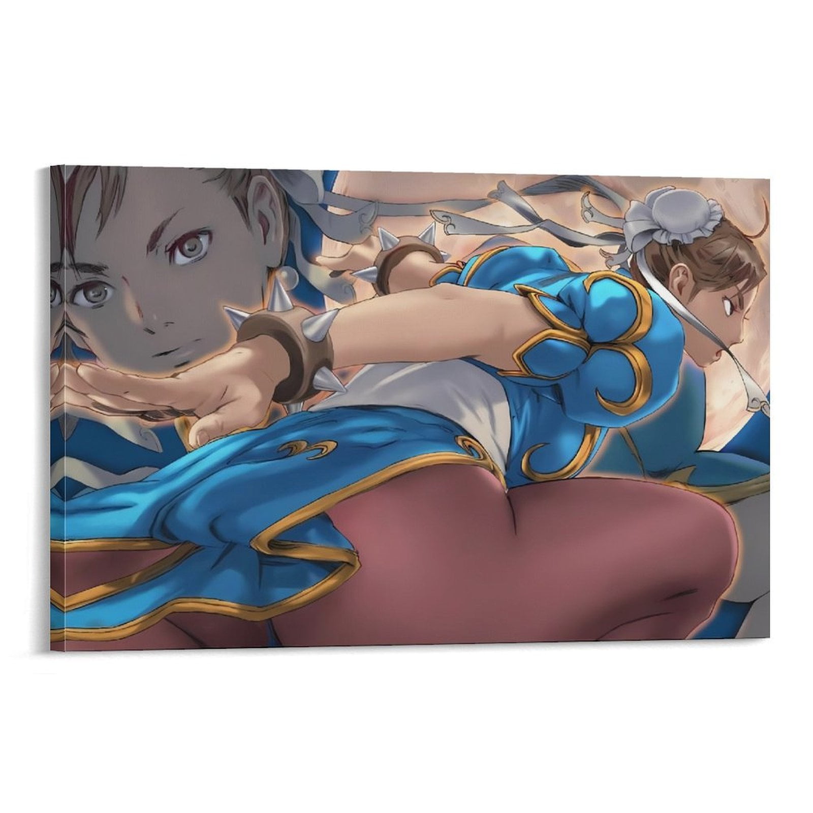 Large Chin Li Poster SF- Anime Posters Chun Li Game Fighting Poster Gifts Canvas Painting ...