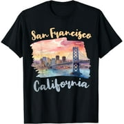 SF Bay Bridge San Francisco Bay Area City California CA T-Shirt