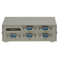 thumbnail image 1 of SF Cable 4-Way DB9 Female ABCD Serial or EGA Monitor Switch Box, 1 of 4