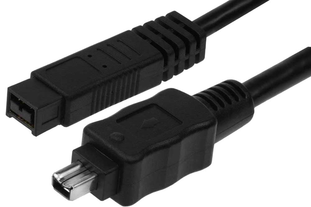 SF Cable 9-pin to 4-pin IEEE-1394 FireWire 800/400 Cable, 3 feet