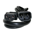 thumbnail image 1 of SF Cable C14 to C13 Extension Power Cord, 4 feet - 14 AWG, 1 of 5