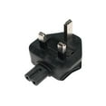 thumbnail image 1 of SF Cable C7 to UK BS1363 Angled Power Plug Adapter, 1 of 5