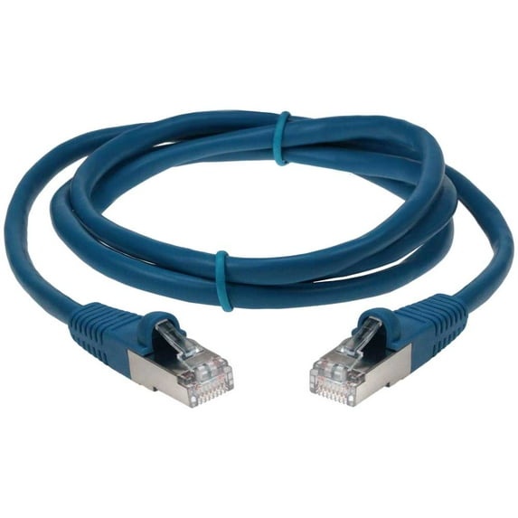 SF Cable Cat5e Shielded (STP) Ethernet Cable, 100 feet - Blue