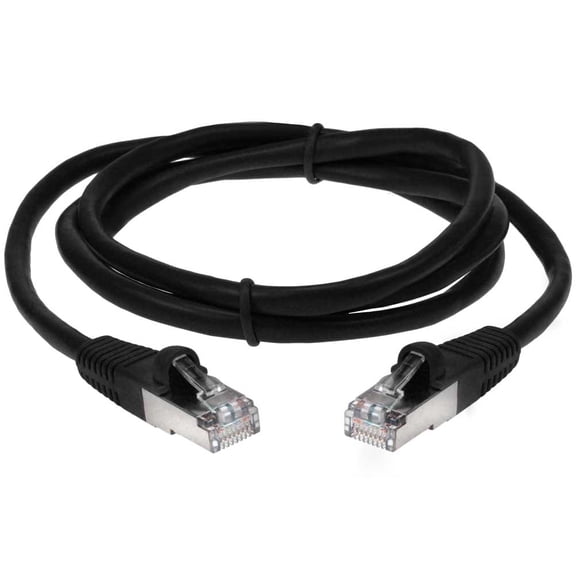 SF Cable Cat5e Shielded (STP) Ethernet Cable, 20 feet - Black