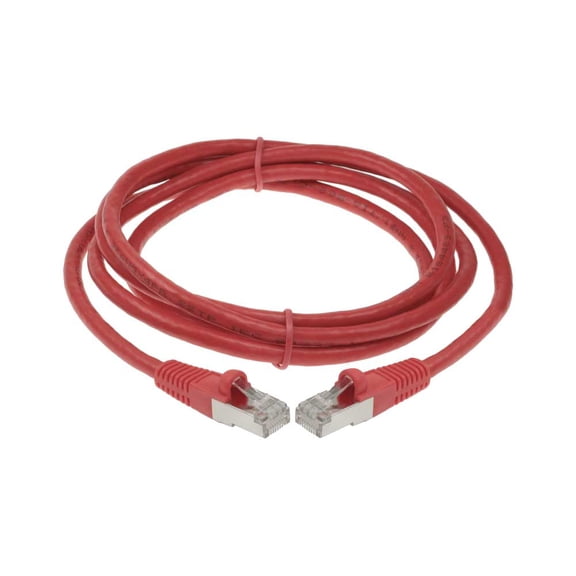 SF Cable Cat6 Shielded Ethernet Cable, 6 feet - Red
