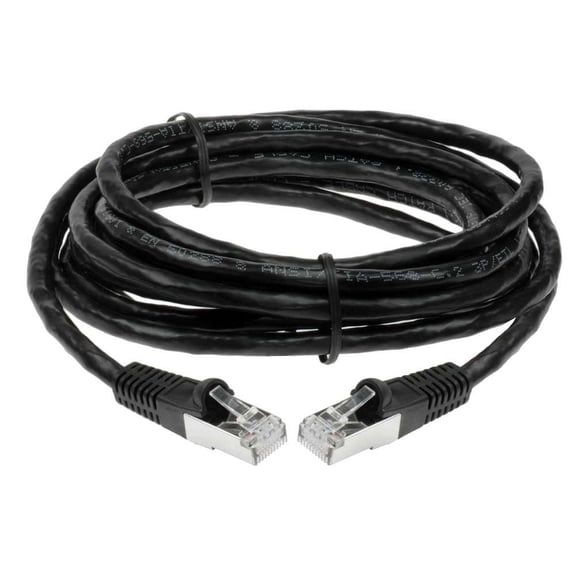 SF Cable Cat6 Shielded Ethernet Cable, 75 feet - Black
