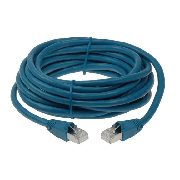 SF Cable Cat6A Shielded (STP) Ethernet Cable, 10 feet - Blue