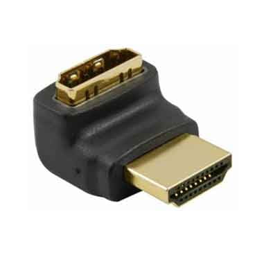 SF Cable HDMI Male to Female L type Adapter Gold Plate