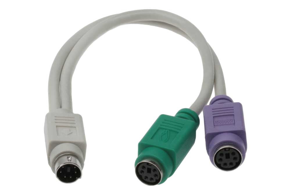 SF Cable Keyboard and Mouse Y Adapter for Notebook - Walmart.com