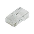 thumbnail image 1 of SF Cable RJ45 Cat5e Plug Solid 2-Prong 6 Micron 100pk, 1 of 7