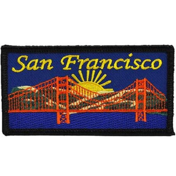 Eagle Emblems PM3051 Patch - California, SF, Gold - 3.75 in.