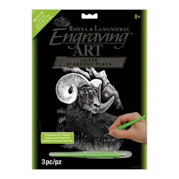 SILF Series | Engraving Art™ 8" x 10" Silver Foil Projects