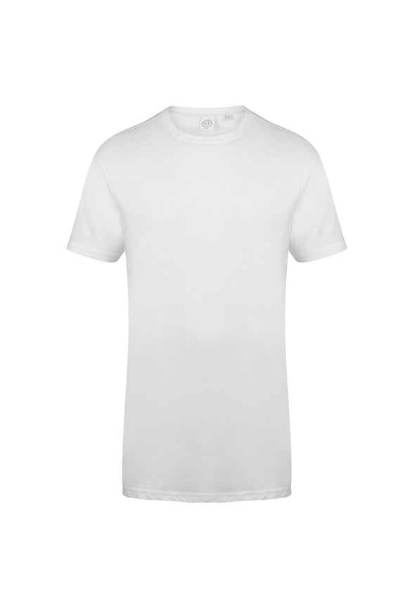Mens Dipped Hem Longline T-Shirt