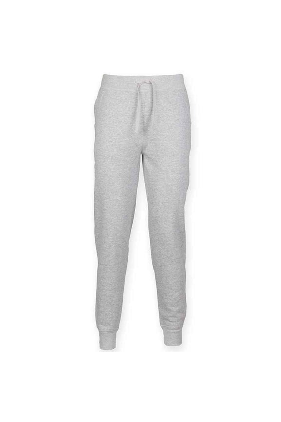 Mens Heather Cuffed Slim Sweatpants
