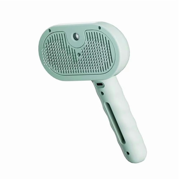 SF Pet Spray Hair Removal Comb, 3 in 1, Furry Basics Pet Grooming Brush, Steam Brush for Dogs, Dog and Cat Brusher, Spray Comb, Hair Removal Tool for Shedding (White)