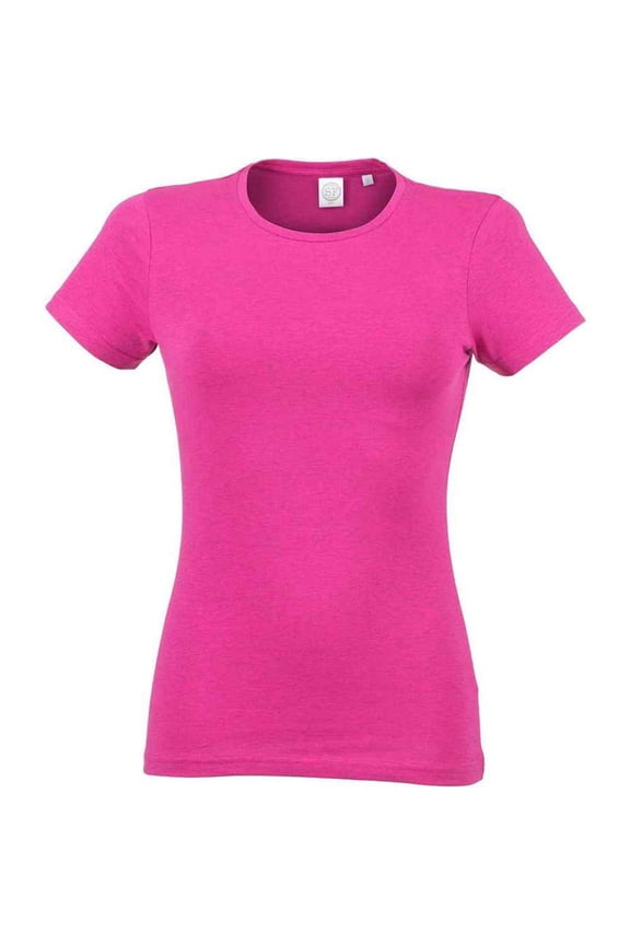 Womens Feel Good Heather Stretch T-Shirt