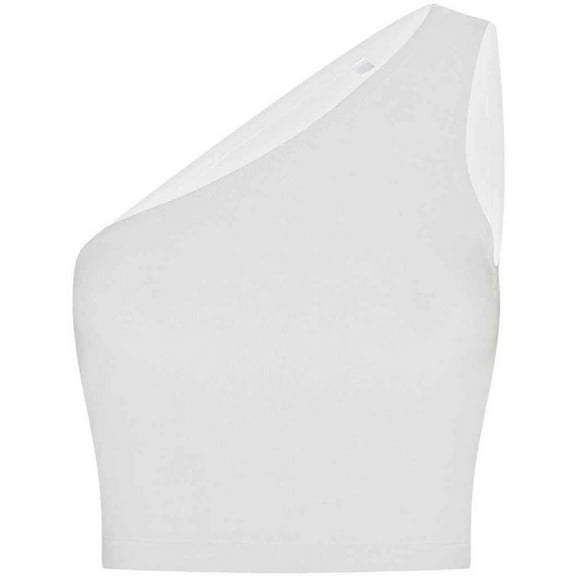 SF Womens One Shoulder Tank Top